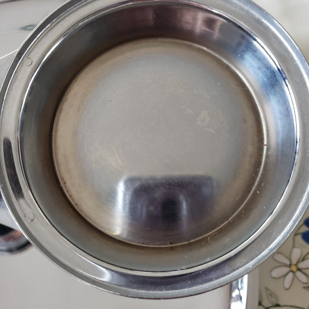 Vintage Glo-Hill Gourmates Canada Serving Dish MCM Chrome - Picture 3 of 4